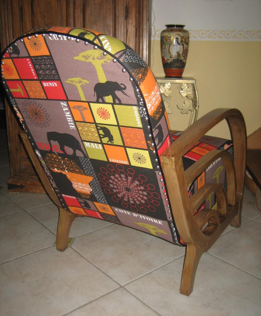 Fauteuil de dos
