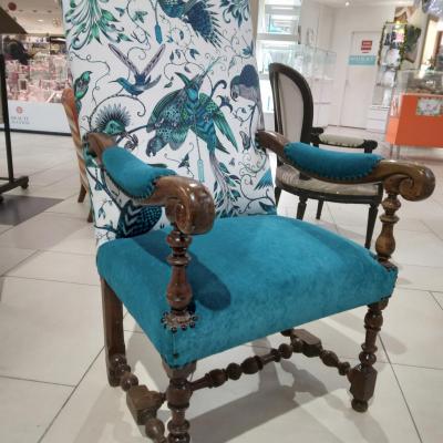 Fauteuil Louis XIII restauré