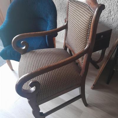 Fauteuil à crosses