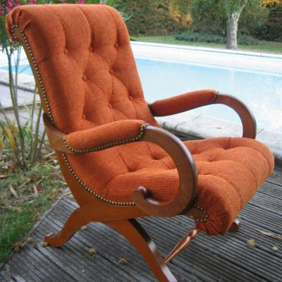 Fauteuil avec capitons