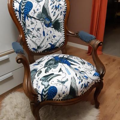 Fauteuil voltaire violon 2