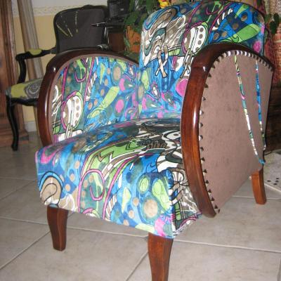 Fauteuil terminé